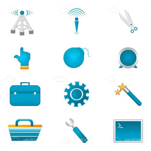 Web and Tools Icon Set